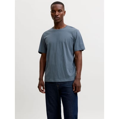 T-shirt col rond en coton bio JACK & JONES