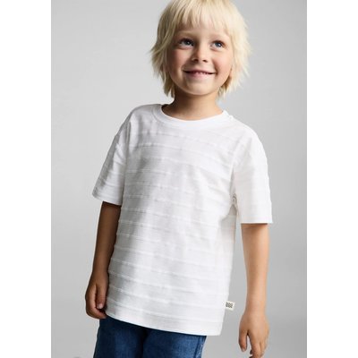 T-shirt coton rayures relief MANGO BABY