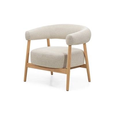 Fauteuil arrondi en tissu collection MUE RECOLLECTION
