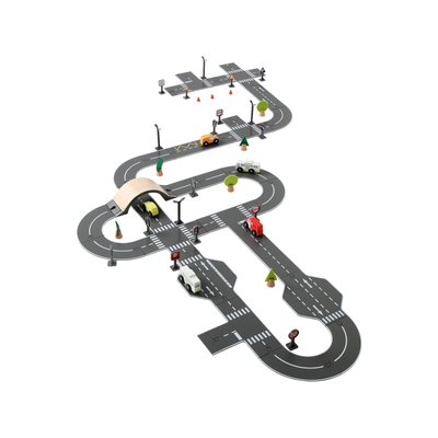 Circuit de voitures en bois VERTBAUDET