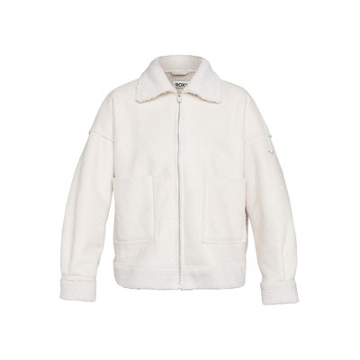 Veste manche courte fausse fourrure top