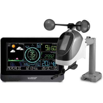 Station météo WS6863 Pro Noir LA CROSSE TECHNOLOGY