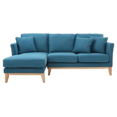 Canapé d'angle gauche scandinave déhoussable 3-4 places OSLO MILIBOO