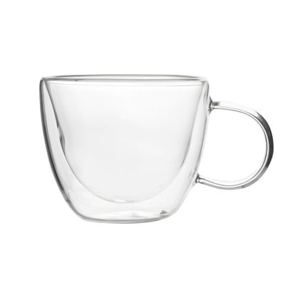 Lot de 2 tasses à expresso en verre double paroi, OMAGIO COSY&TRENDY