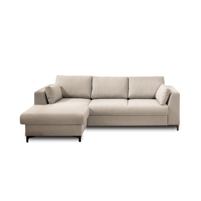 Canapé d'Angle Convertible en Tissu 4 places - TALA LISA DESIGN
