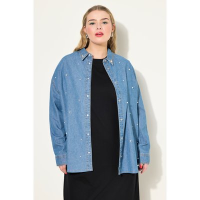 Chemisier en jean oversized avec STUDIO UNTOLD