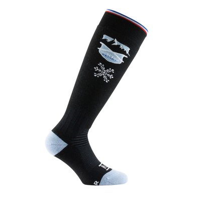 Mi-bas Ski VINTAGE WINTER en laine et soie THYO