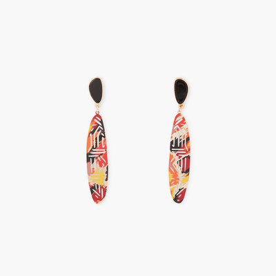 Boucles d'oreilles pendantes Safari BALABOOSTE