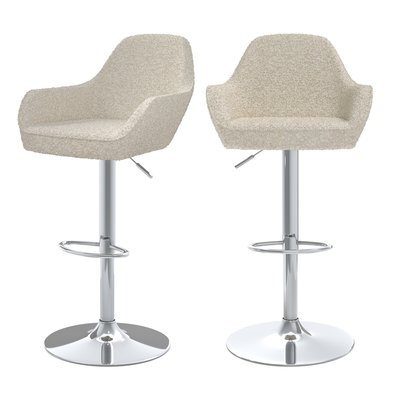 Lot de 2 chaises de bar 63/83 cm - ADAM RENDEZ-VOUS DÉCO