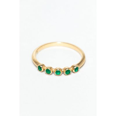 Bague Maria - Or 750‰ - Émeraude YAY PARIS