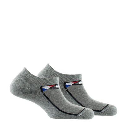 Lot de 2 paires d'invisibles sport en coton MADE IN FRANCE KINDY