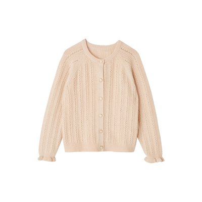 Gilet pointelle fils brillants VERTBAUDET