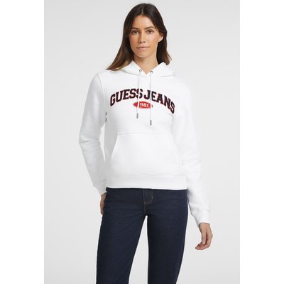 Sweat Capuche Écusson Logo Chenille GUESS JEANS