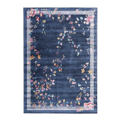 Tapis floral effet velours HORTENSE AFK LIVING