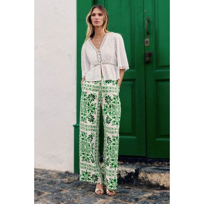 Pantalon droit imprimé graphique PRISLA LA PETITE ETOILE
