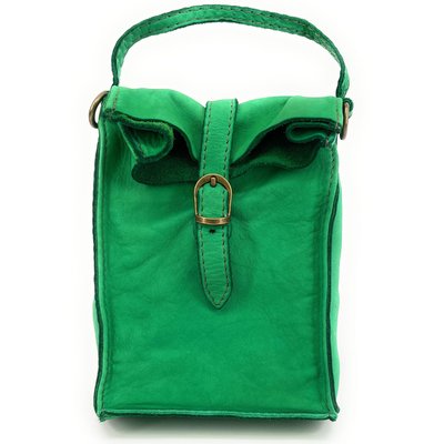 Mini-sac pochette bandoulière cuir vintage italien OHM OH MY BAG