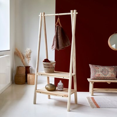 Porte serviette en teck massif KILIM TIKAMOON