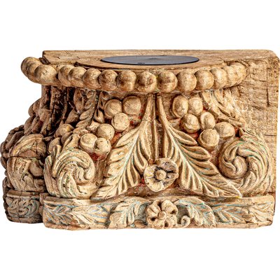 Bougeoir en teck, style ancien, Vacio RECOLLECTION