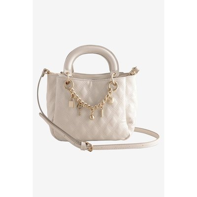 Sac à main matelassé avec breloque NEXT