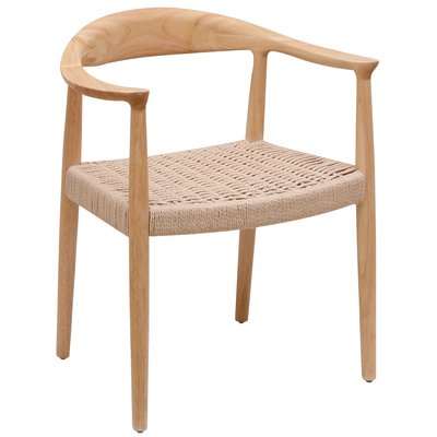 Lot de 2 chaises, bois massif et tissu, SALTA NORDLYS
