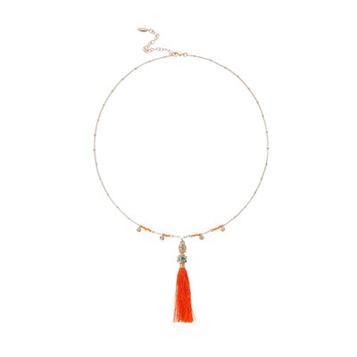Collier chaîne avec perles et pompon NOLLIE HIPANEMA