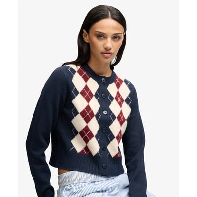 Cardigan Argyle SUPERDRY
