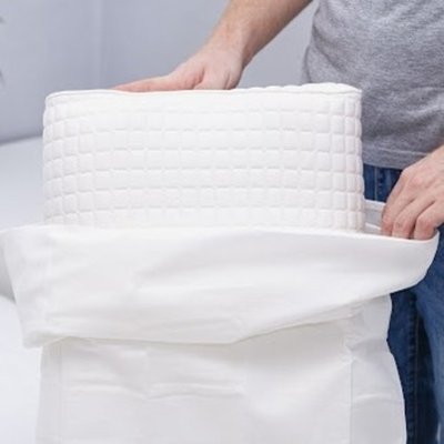 Protège oreiller - Molleton Coton Bio Fabrication française TRADITION DES VOSGES