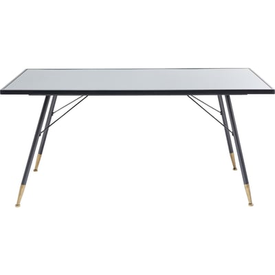 Table en verre et acier, LA GOMERA KARE DESIGN
