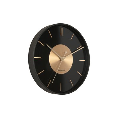 Horloge Murale Le fer GOLD DISC KARLSSON
