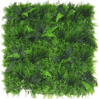 Plaque de feuillage mixte artificiel pour mur ARTIFICIELLES