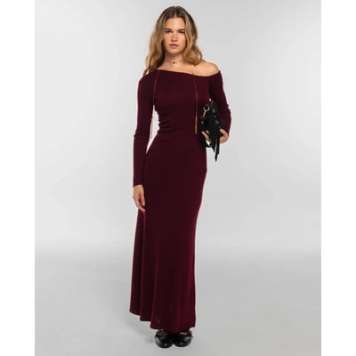 Robe en maille asymétrique THE-ARE