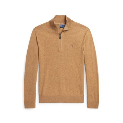 Pull demi zippé en laine Pony Player brodé POLO RALPH LAUREN