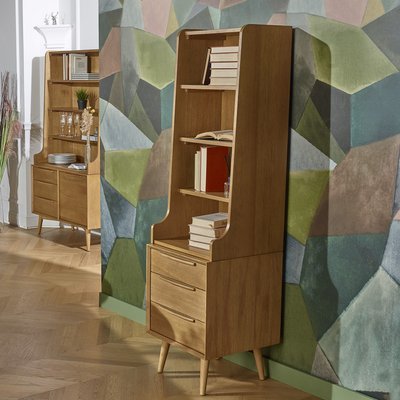 Bibliothèque 3 tiroirs en hévéa DALHIA ROBIN DES BOIS