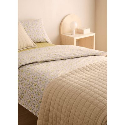 Housse de couette enfant  percale de coton imprimé fleuri lit 90 cm MANGO HOME