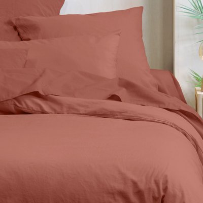 Taie de traversin unie en coton bio LOVELY CASA