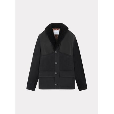 Manteau en  coton et cuir CAMERAMAN CHEVIGNON