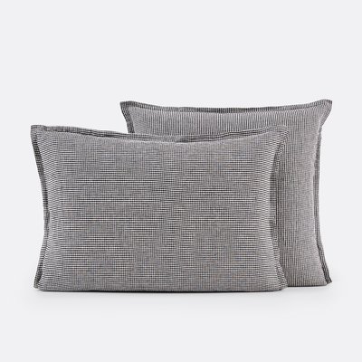 Funda de almohada infantil de lino lavado, Linot Carreaux LA REDOUTE INTERIEURS