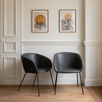 Chaises en simili, lot de 2, André, ANDRÉ HAPPY GARDEN