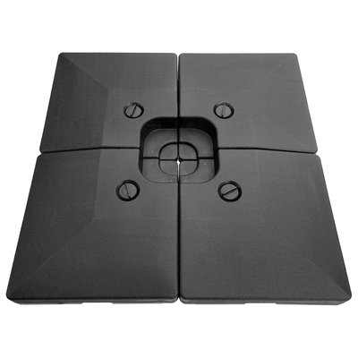Dalles carrées, lot de 4, CROZON HAPPY GARDEN
