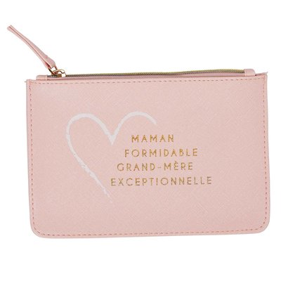 Pochette zippée MAMAN FORMIDABLE DRAEGER PARIS