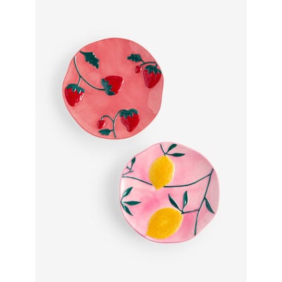 Petite assiette fruit loreto, lot de 2 NEXT