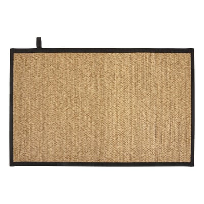 Tapis de bain rectangulaire en bambou STEMY 5FIVE SIMPLY SMART