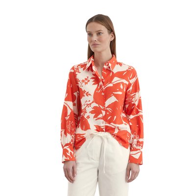 Blouse imprimée à manches longues relaxed en qualité voile silky-touch MARC O'POLO