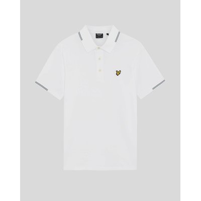 Polo en coton fin à liserés contrastés LYLE & SCOTT