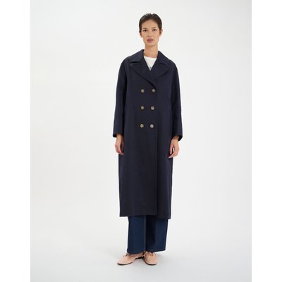 Manteau Denise en coton mélangé marine INES DE LA FRESSANGE PARIS
