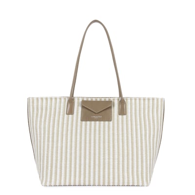 Sac cabas épaule zippé, KBA MARINIERE OSIER LANCASTER