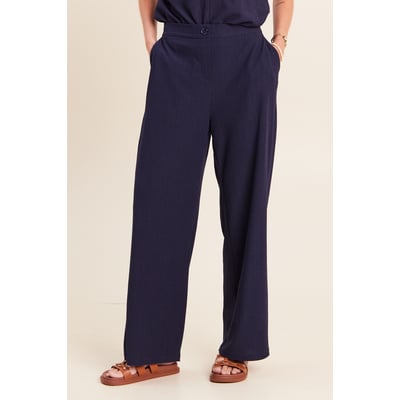 Pantalon large taille haute fluide BREAL