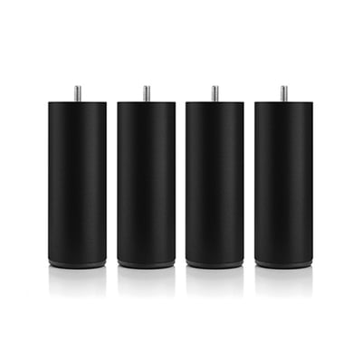Jeu de pieds de lit cylindriques en métal (lot de 4) BELLECOUR
