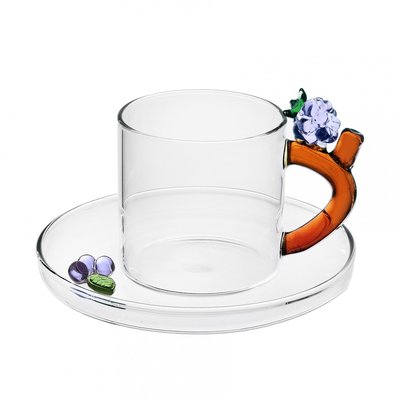 Tasse à café et soucoupe Mûre ICHENDORF