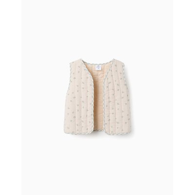 Gilet rembourré en coton à motif ZIPPY